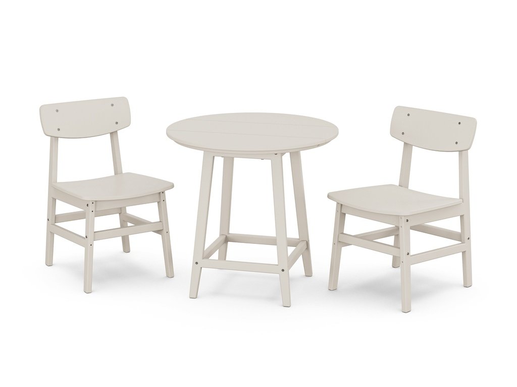 Modern Studio Urban Chair 3-Piece Round Bistro Dining Set Photo