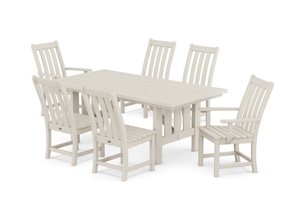 Vineyard 7-Piece Dining Set with Mission Table Photo