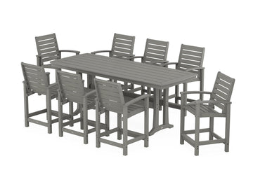 Signature 9-Piece Counter Set with Trestle Legs Photo