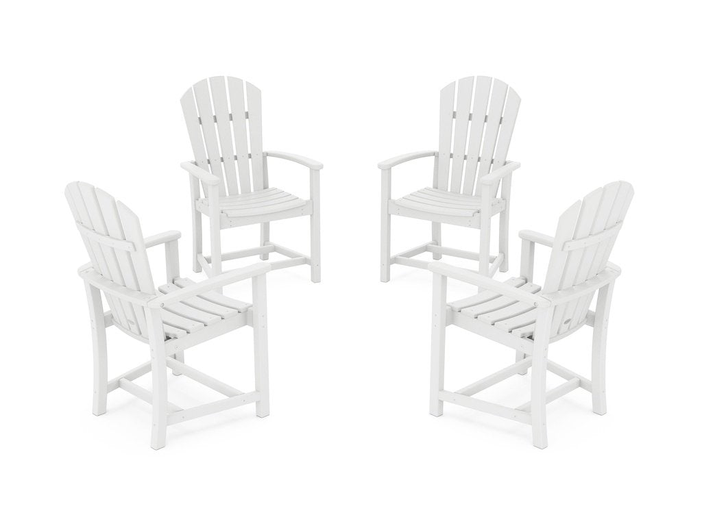 Palm Coast 4-Piece Upright Adirondack Conversation Set Photo