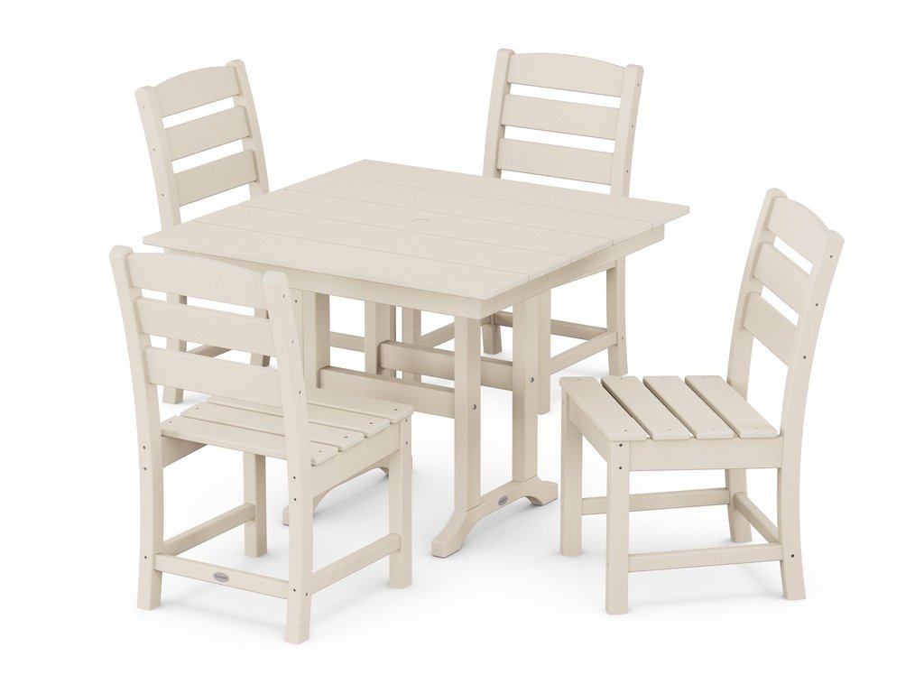 Lakeside Side Chair 5-Piece Farmhouse Dining Set Photo