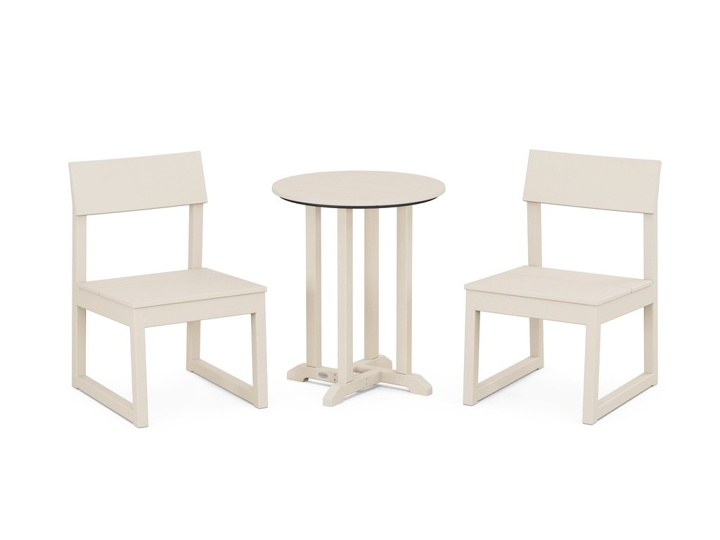 EDGE Side Chair 3-Piece Round Dining Set Photo