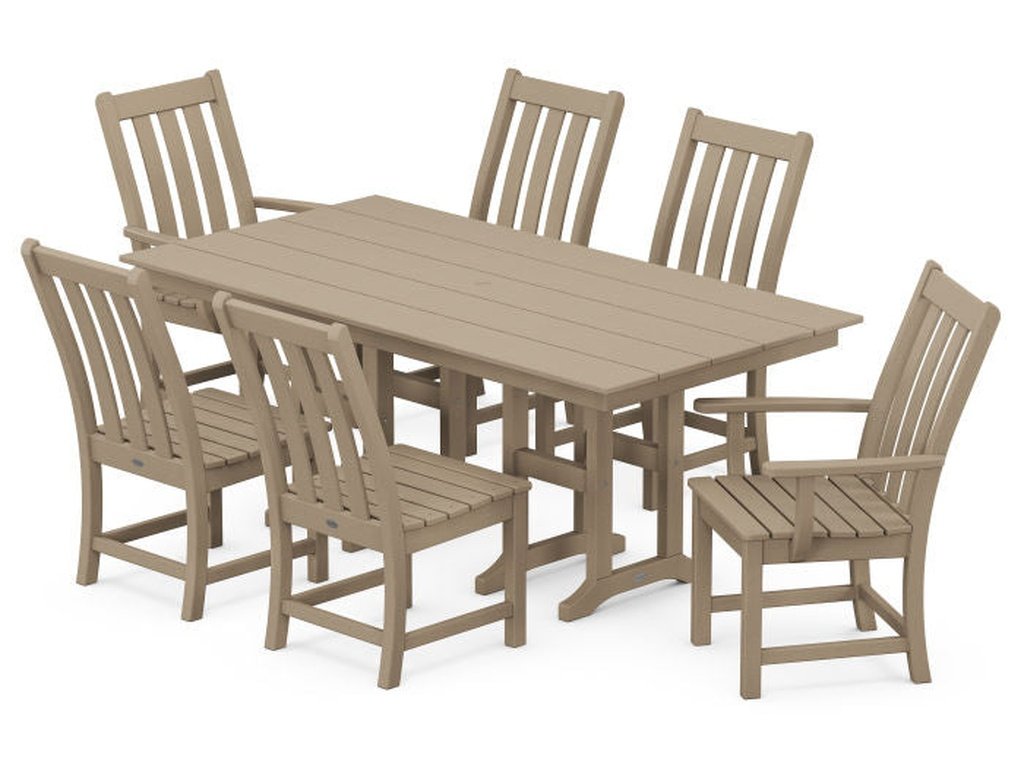 Vineyard 7-Piece Farmhouse Dining Set - Retreat Home Furniture