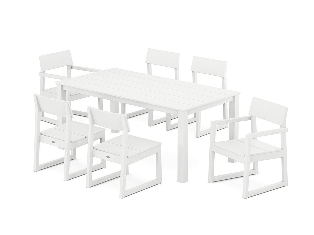 EDGE 7-Piece Parsons Dining Set Photo