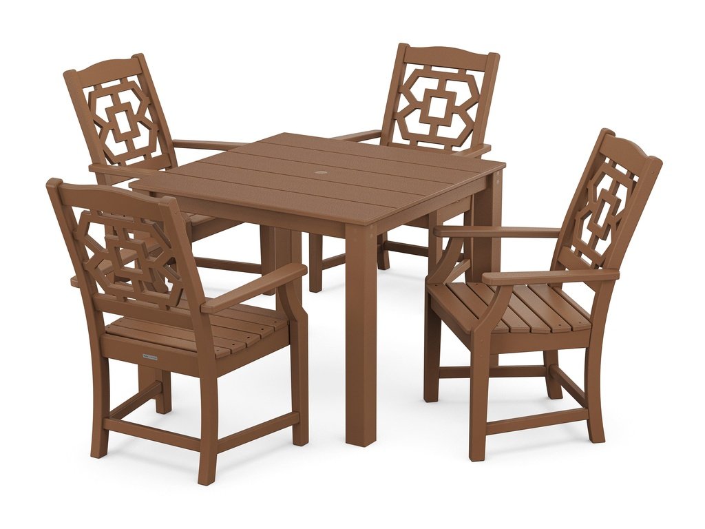 Chinoiserie 5-Piece Parsons Dining Set Photo