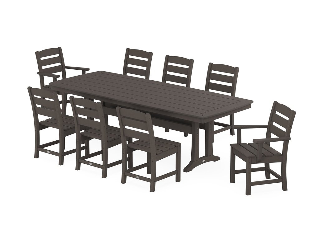 Lakeside 9-Piece Dining Set with Trestle Legs Photo