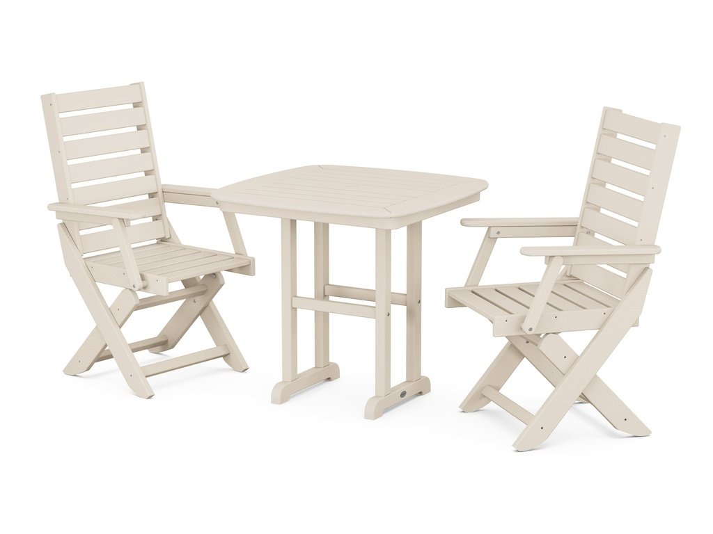 Captain Folding Chair 3-Piece Dining Set Photo