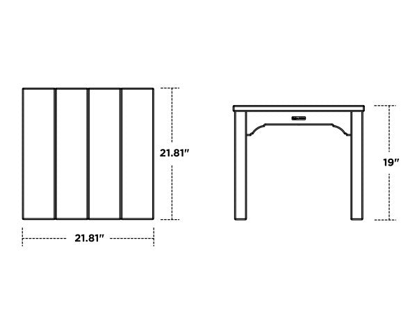 Chinoiserie End Table | Natural Finish - Retreat Home Furniture