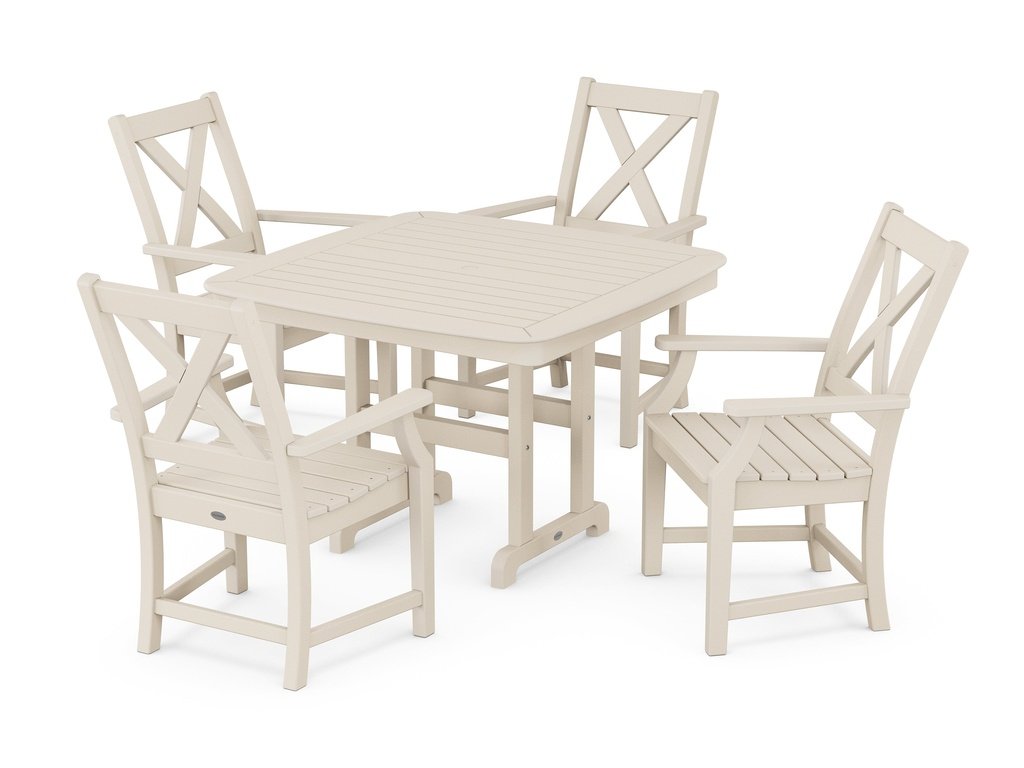 Braxton 5-Piece Dining Set with Trestle Legs Photo