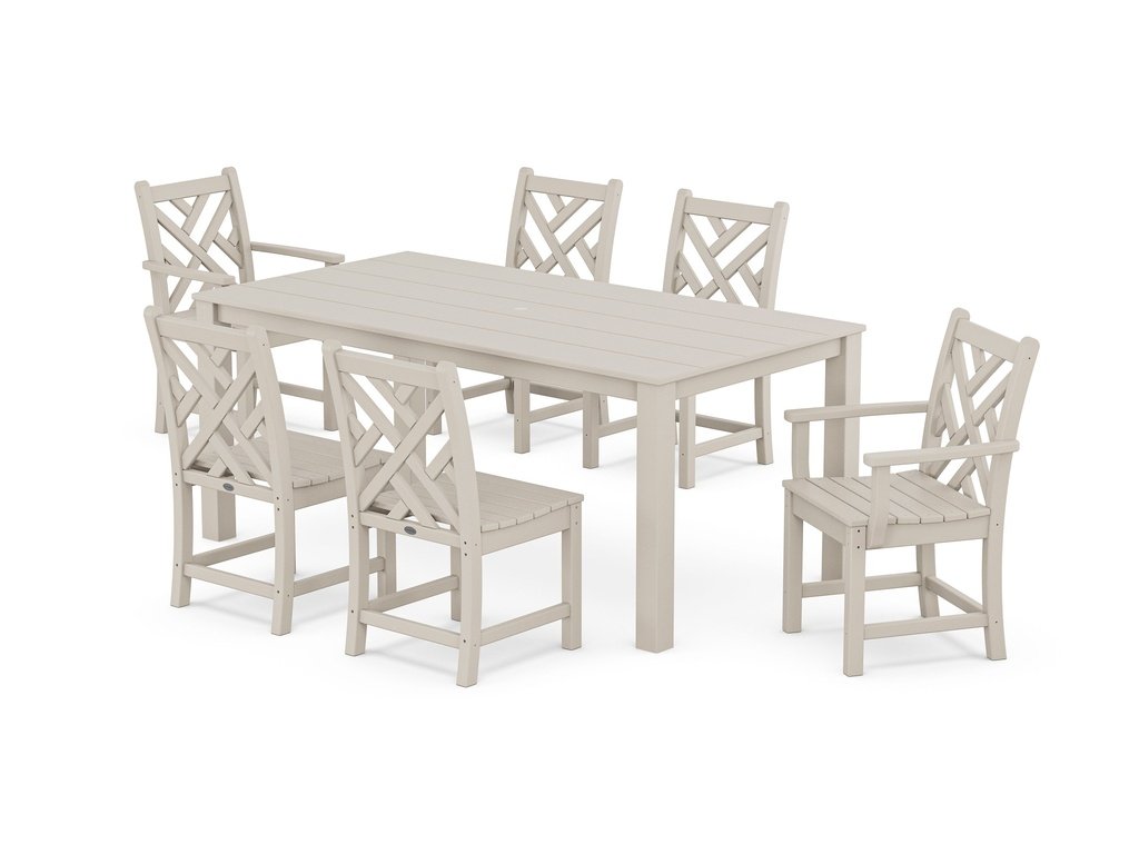 Chippendale 7-Piece Parsons Dining Set Photo