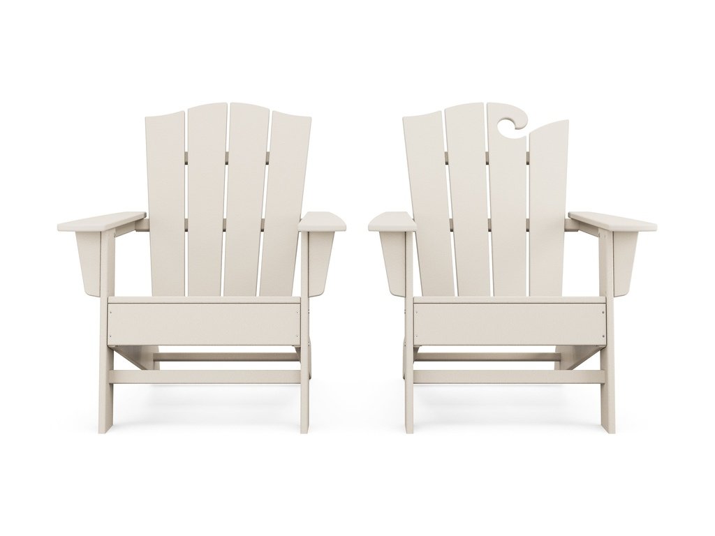 Wave 2-Piece Adirondack Chair Set with The Crest Chair Photo