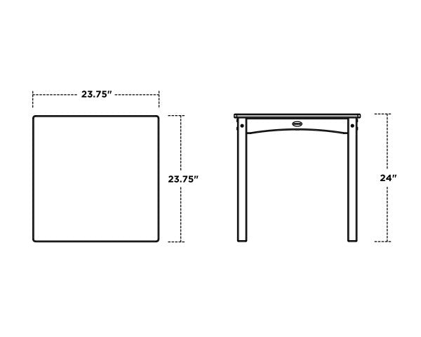 Kids 24” Dining Table - Retreat Home Furniture