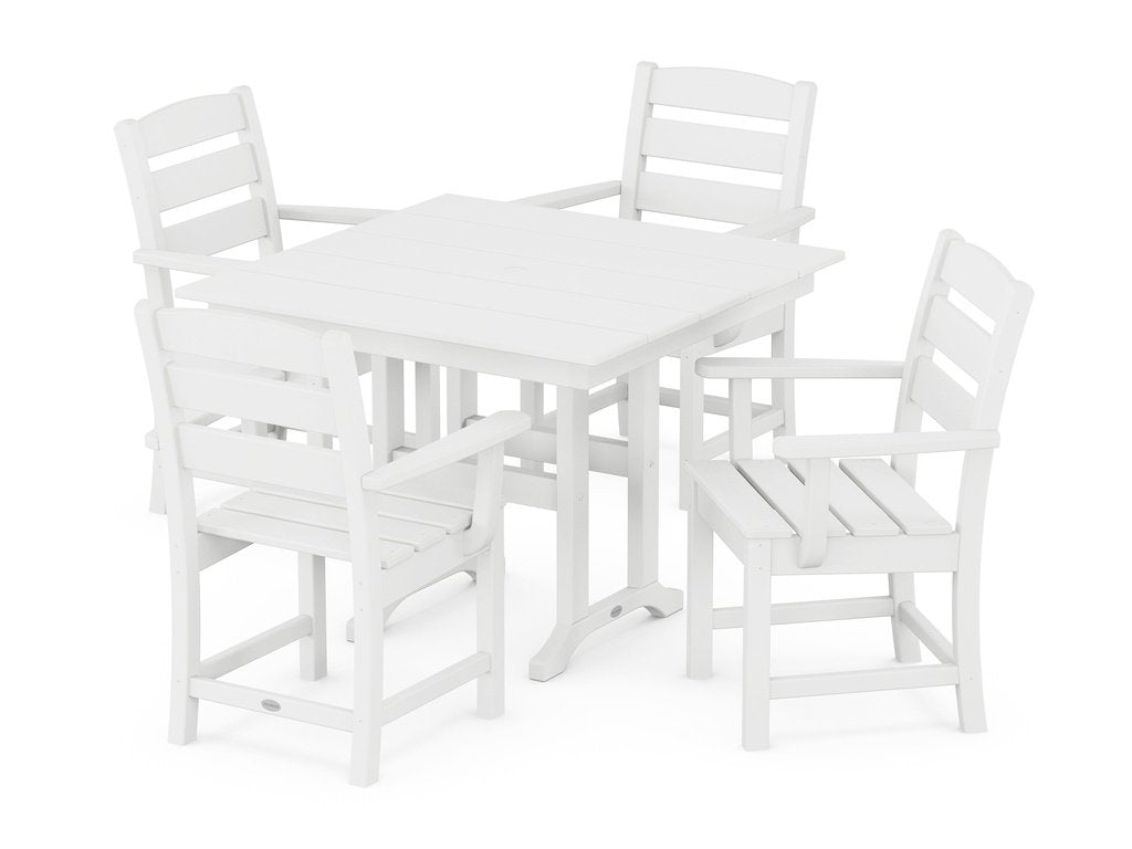 Lakeside 5-Piece Farmhouse Dining Set Photo