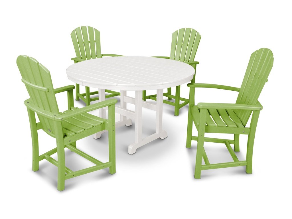 Palm Coast 5-Piece Round Farmhouse Dining Set Photo