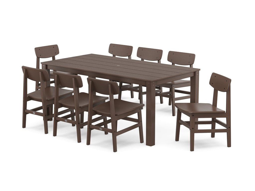 Modern Studio Urban Chair 9-Piece Parsons Dining Set Photo