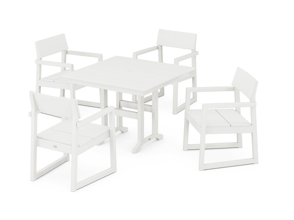 EDGE 5-Piece Farmhouse Dining Set Photo