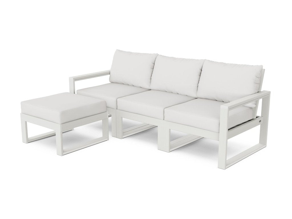 EDGE 4-Piece Modular Deep Seating Set with Ottoman Photo