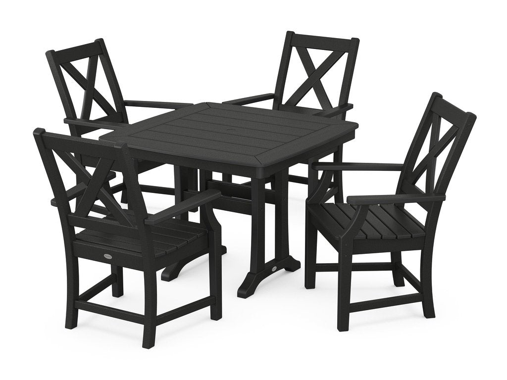 Braxton 5-Piece Dining Set with Trestle Legs Photo