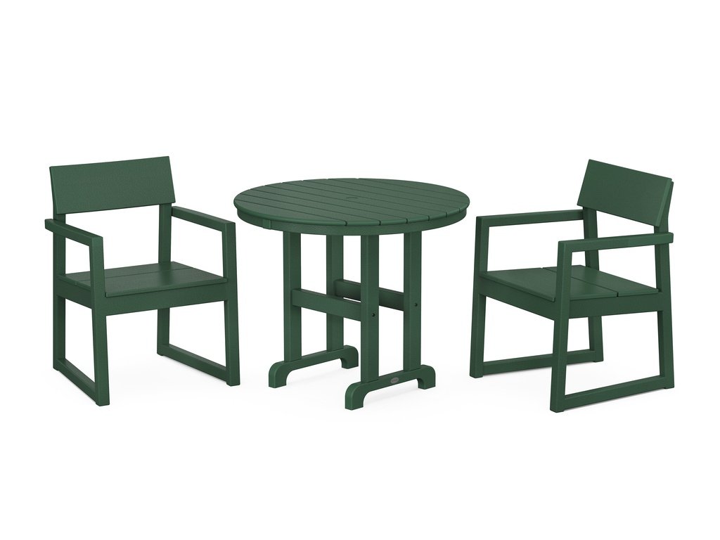 EDGE 3-Piece Round Dining Set Photo