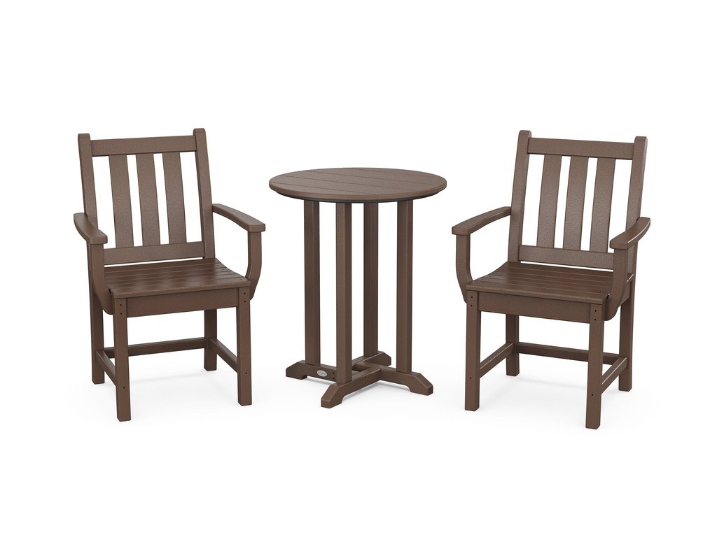 Traditional Garden 3-Piece Round Dining Set Photo