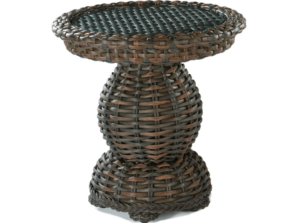 South Hampton Round Woven End Table