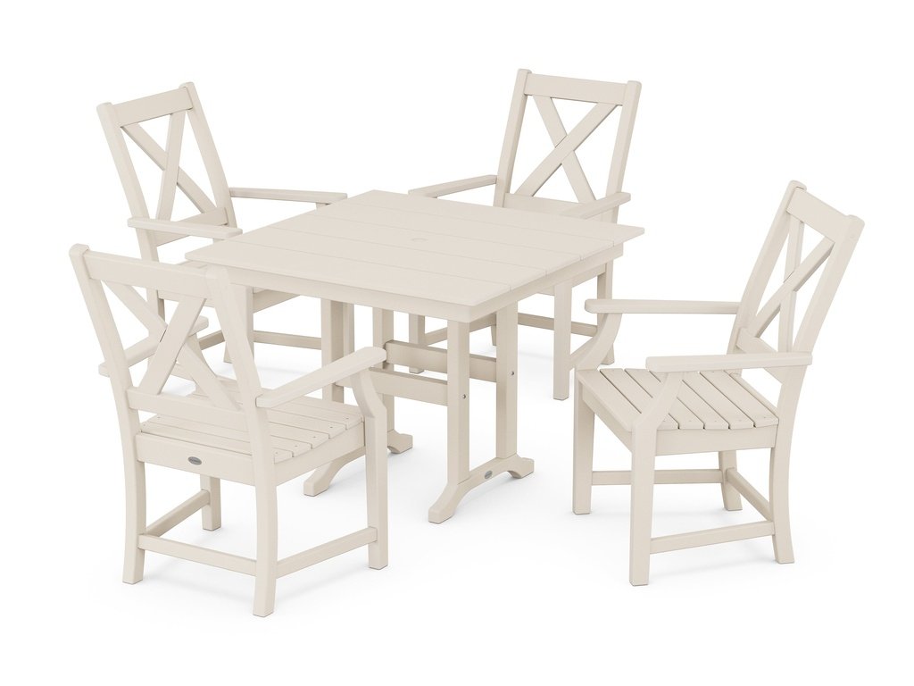 Braxton 5-Piece Farmhouse Dining Set Photo