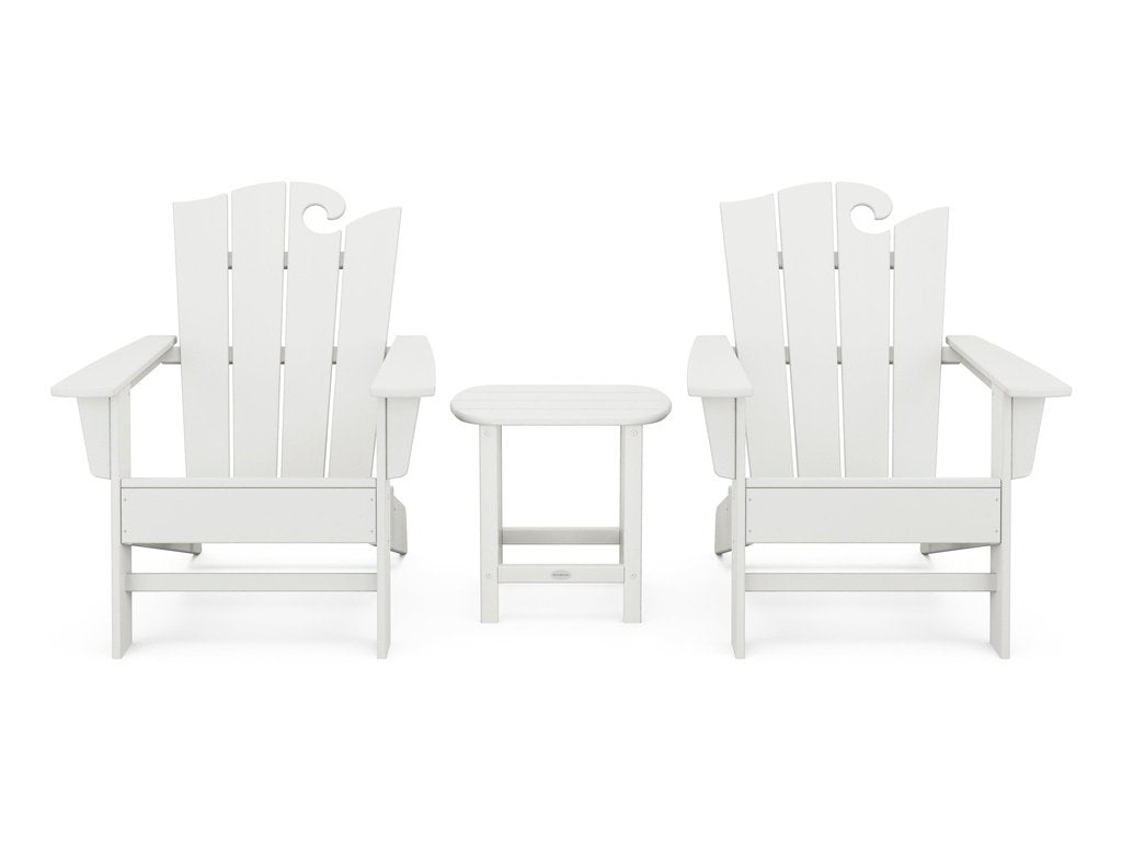 Wave 3-Piece Adirondack Set with The Ocean Chair Photo