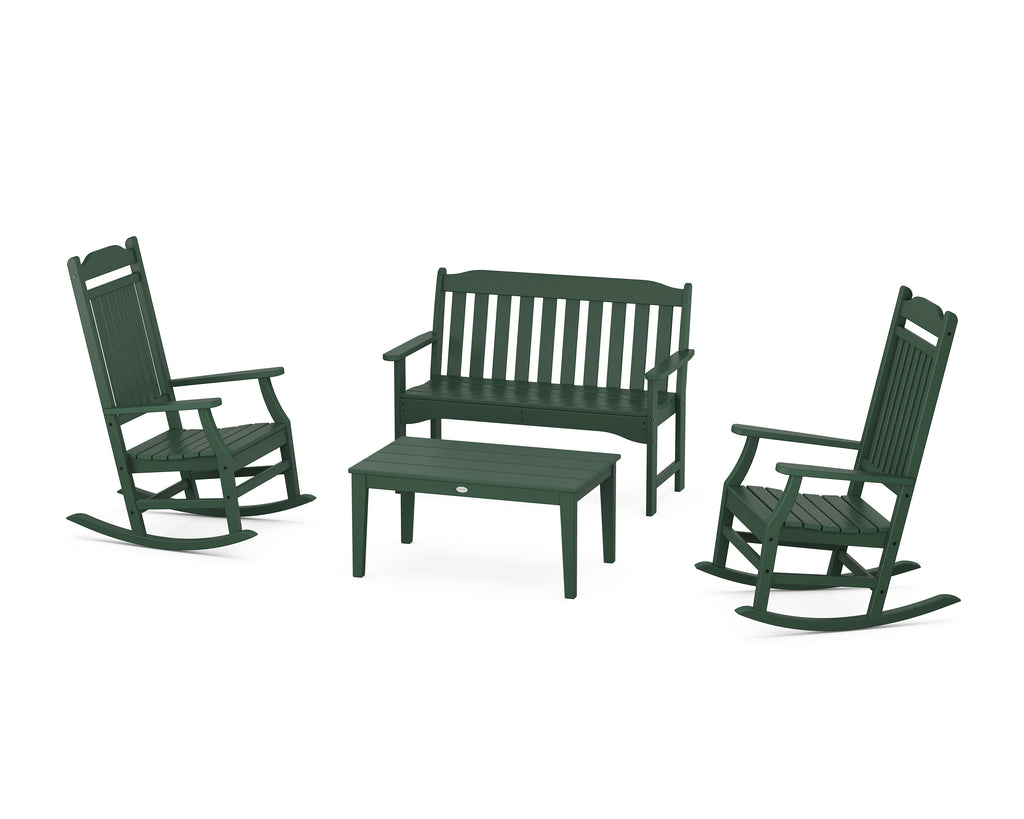 Country Living Rocking Chair 4-Piece Porch Set Photo