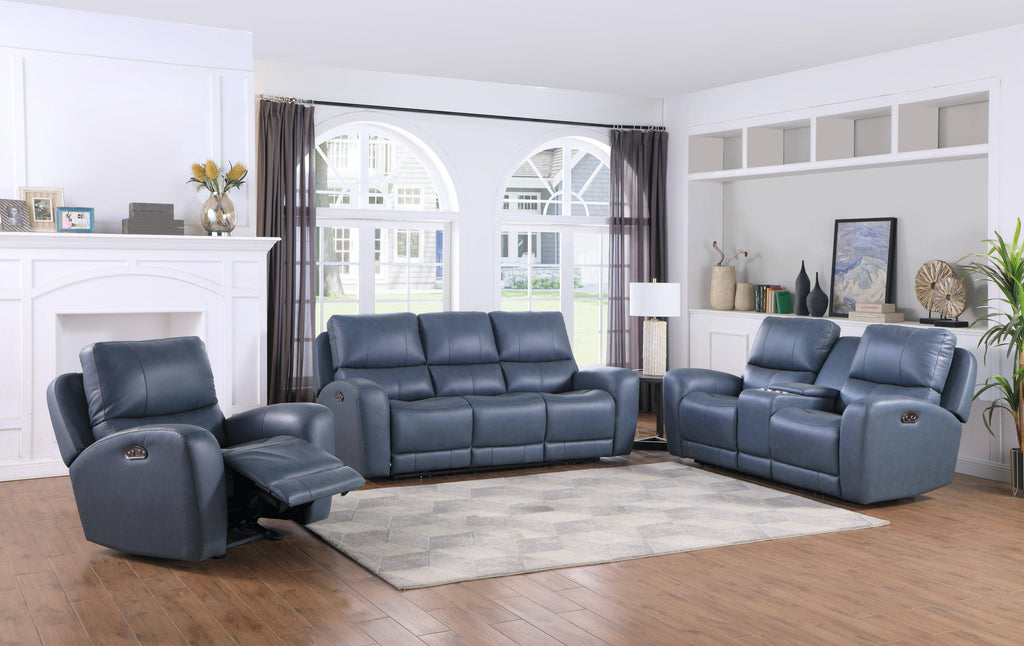 Bel Air Leather Reclining Sofa - Retreat Home Furniture