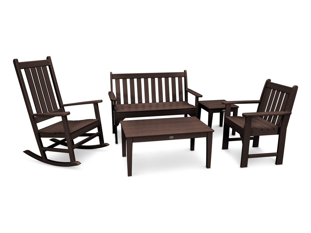 Vineyard 5-Piece Bench & Rocking Chair Set Photo