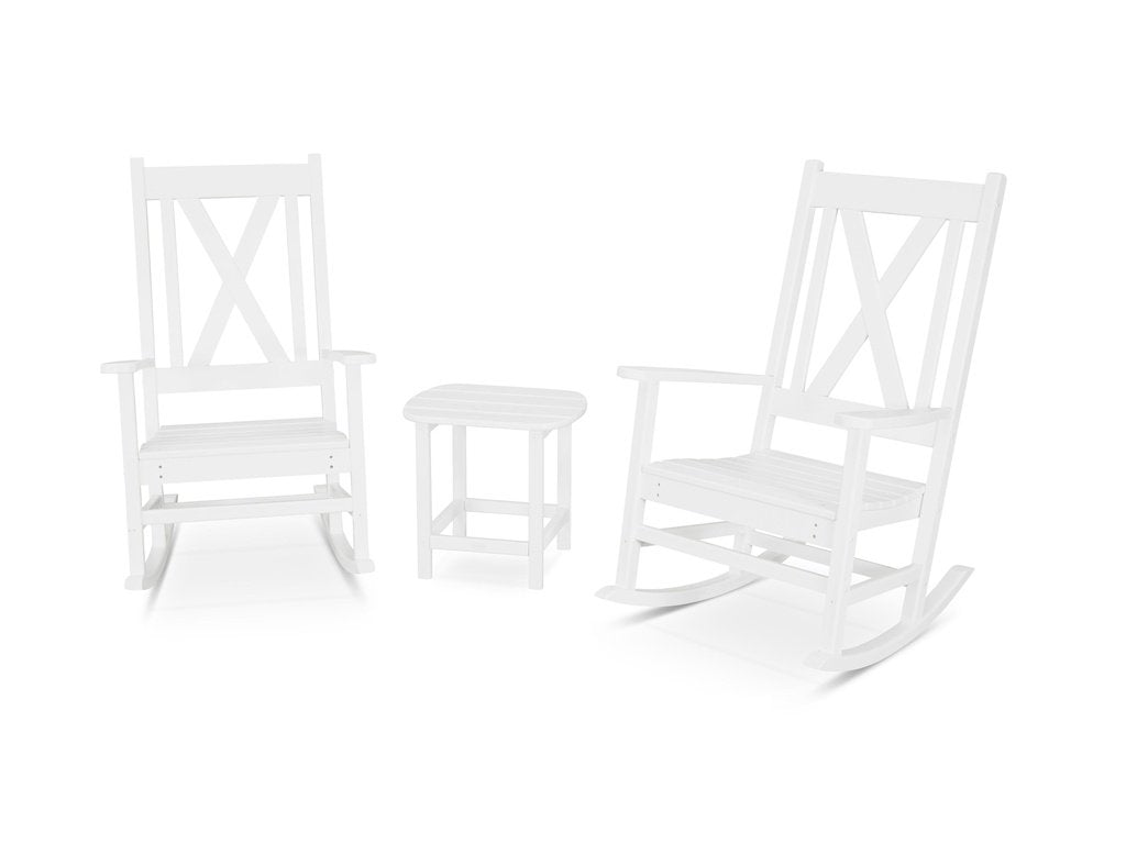 Braxton 3-Piece Porch Rocking Chair Set Photo