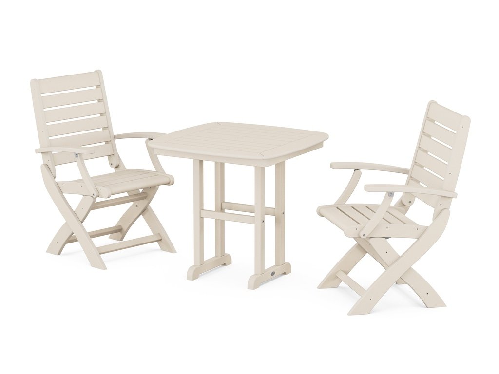 Signature Folding Chair 3-Piece Dining Set Photo