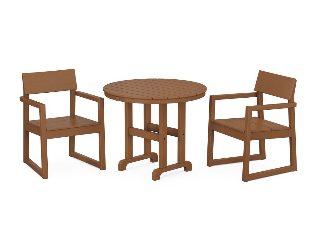 EDGE 3-Piece Round Dining Set Photo