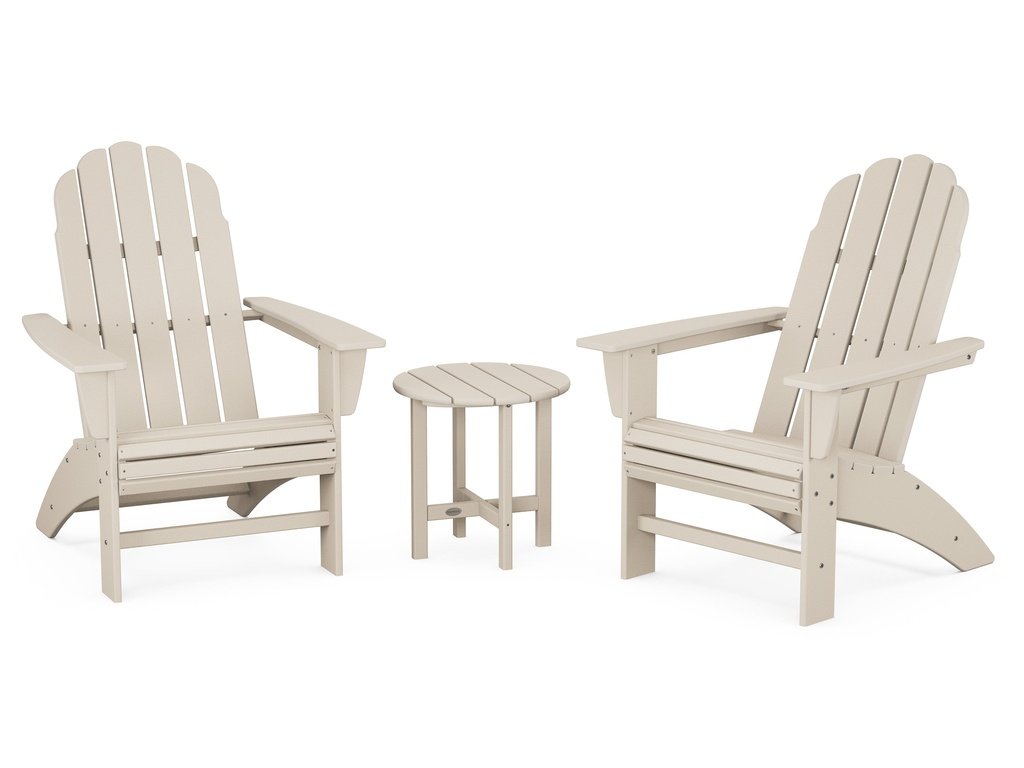 Vineyard 3-Piece Curveback Adirondack Set Photo