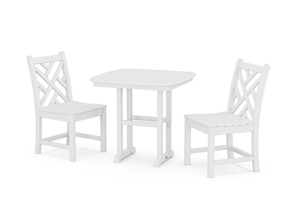 Chippendale Side Chair 3-Piece Dining Set Photo