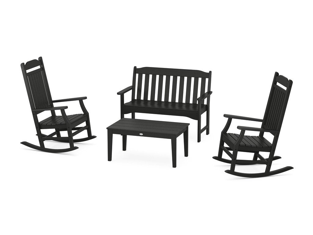 Country Living Rocking Chair 4-Piece Porch Set Photo