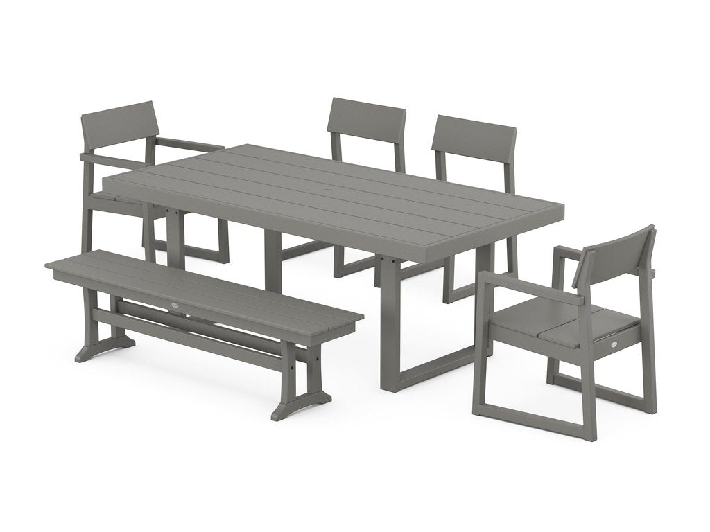 EDGE 6-Piece Dining Set with Bench Photo