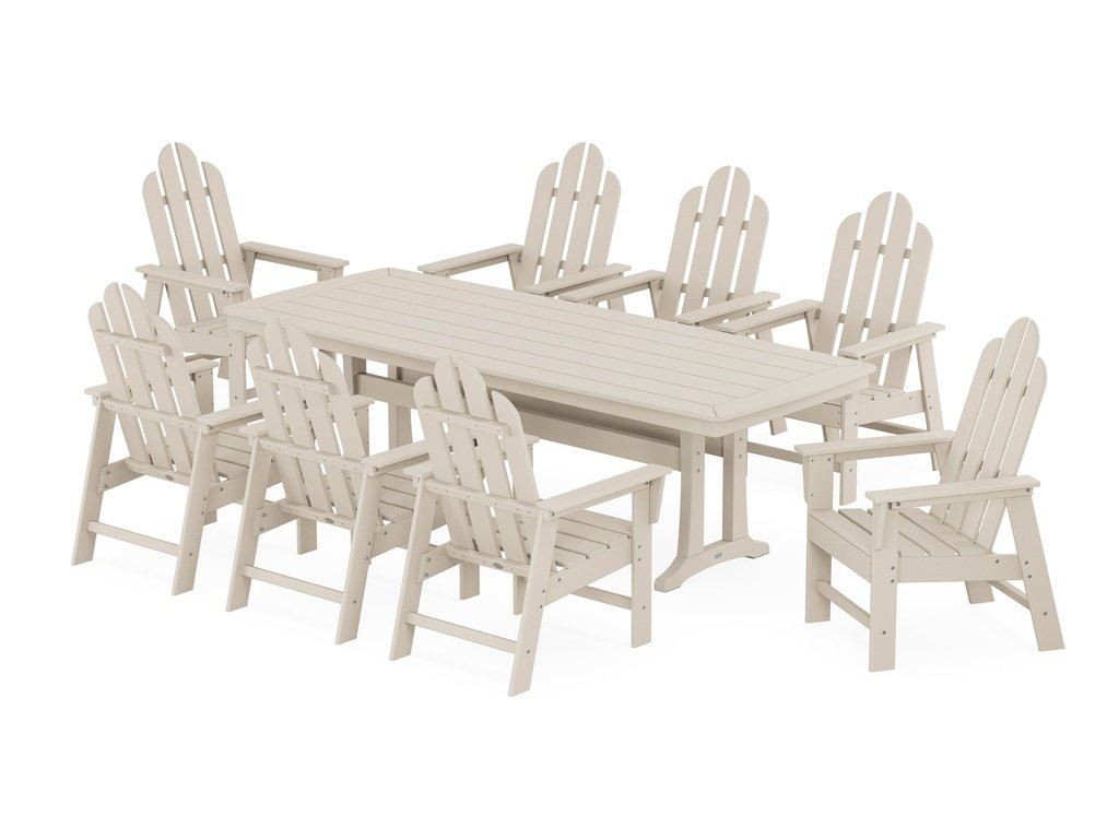 Long Island 9-Piece Dining Set with Trestle Legs Photo