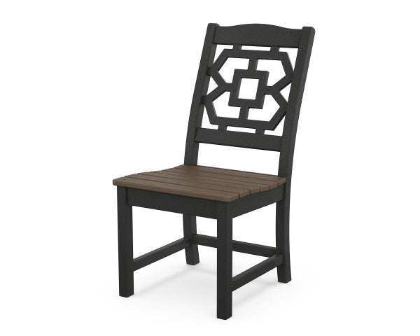 Chinoiserie Dining Side Chair | Natural Finish - Retreat Home Furniture