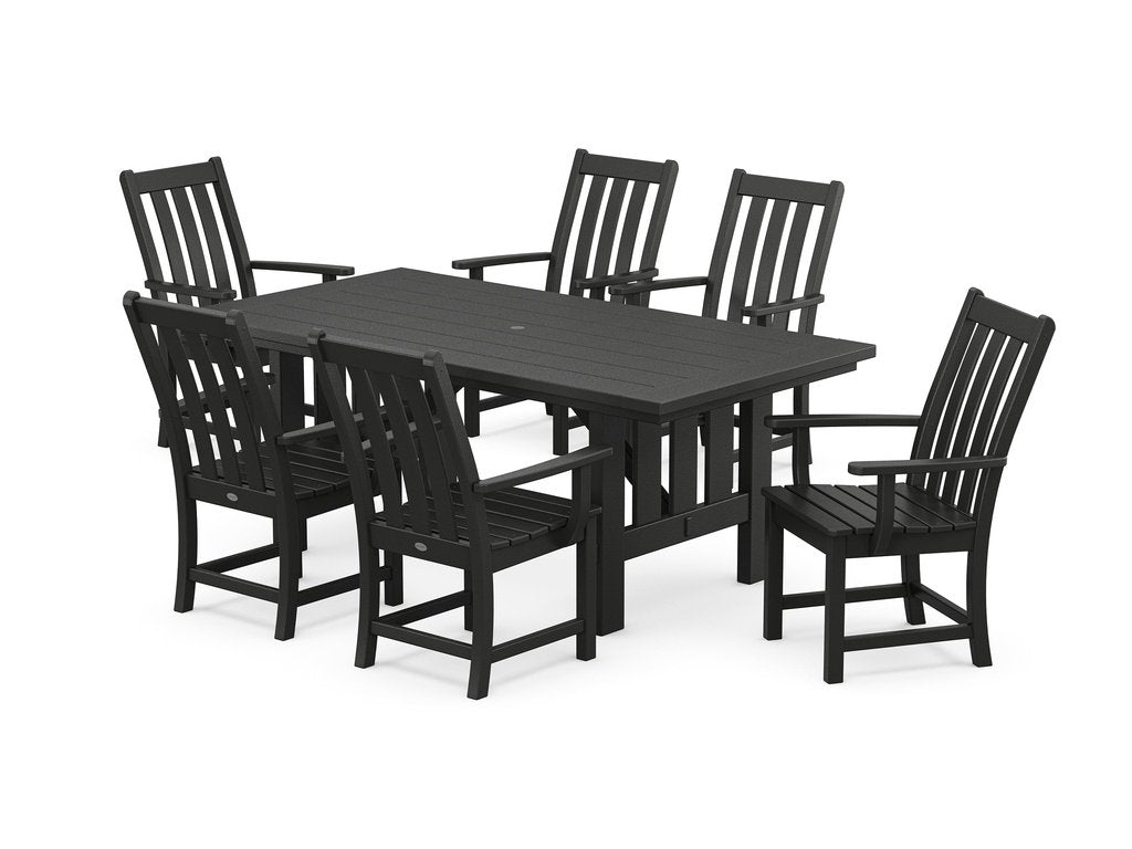 Vineyard Arm Chair 7-Piece Mission Dining Set Photo