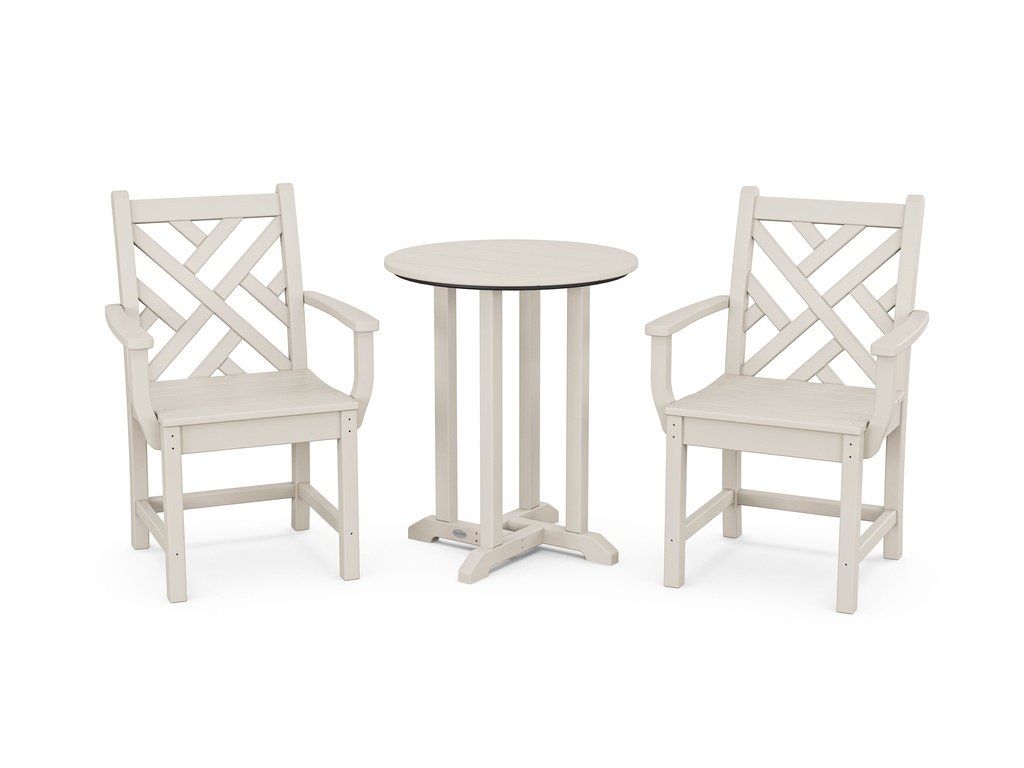 Chippendale 3-Piece Round Dining Set Photo