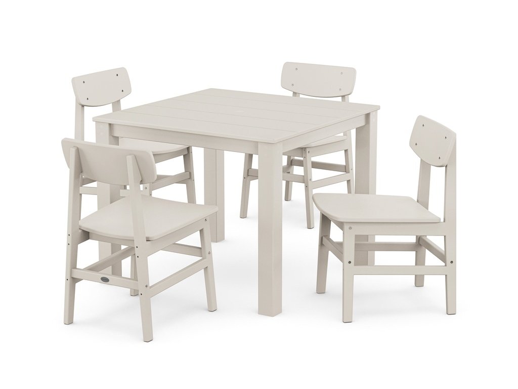 Modern Studio Urban Chair 5-Piece Parsons Dining Set Photo