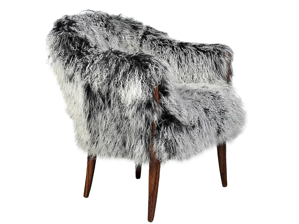 Millenium Occasional Chair in Salt & Pepper Wool - Retreat Home Furniture