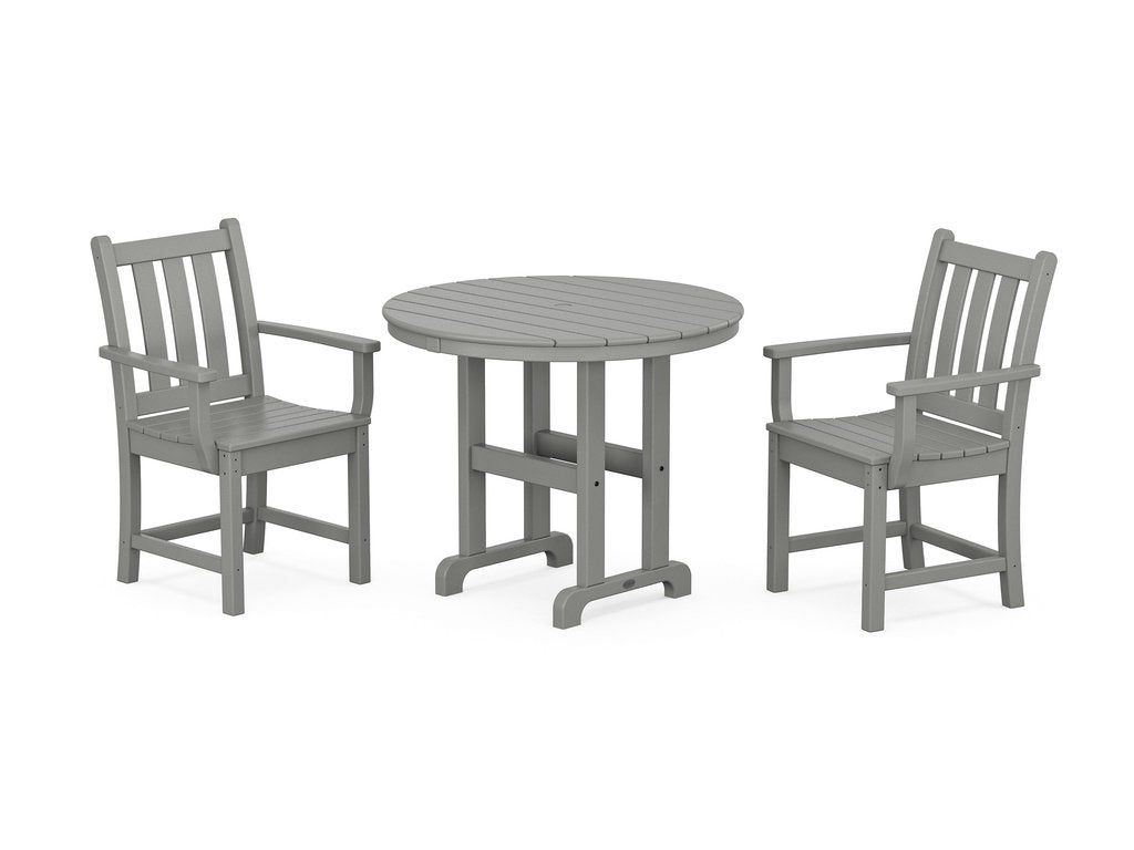 Traditional Garden 3-Piece Round Dining Set Photo