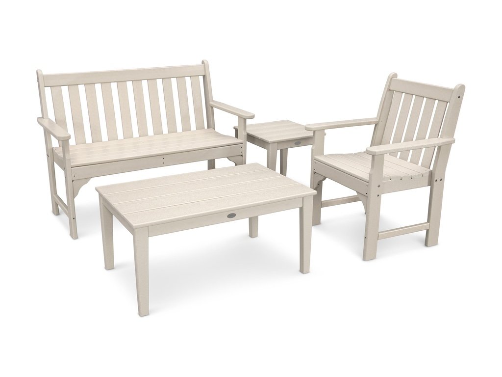 Vineyard 4-Piece Bench Seating Set Photo