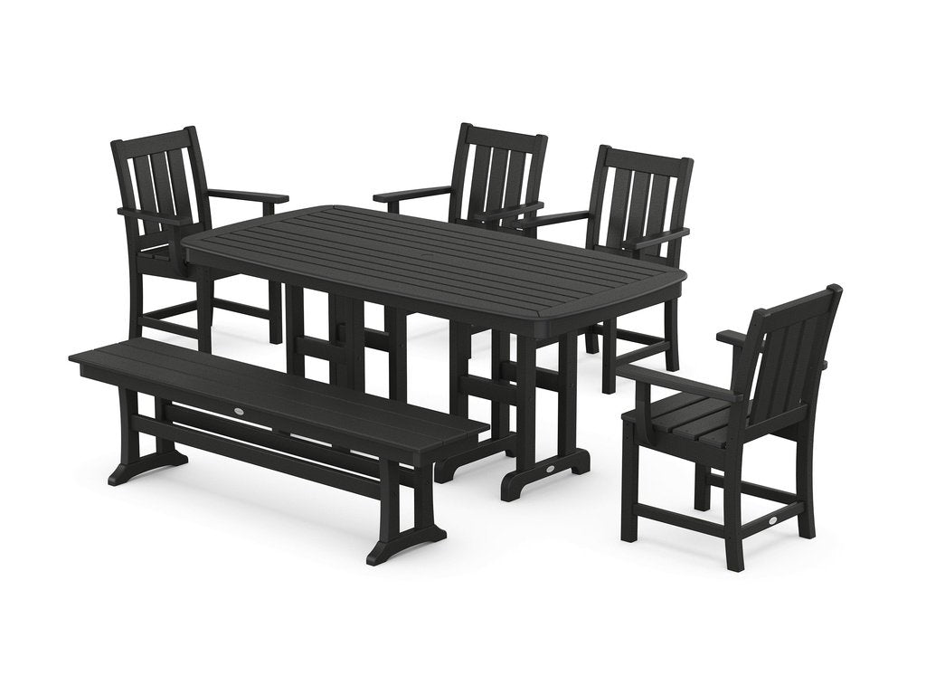 Oxford 6-Piece Dining Set with Bench Photo