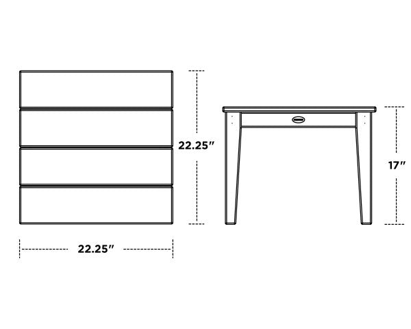 Newport 22" End Table | Natural Finish - Retreat Home Furniture