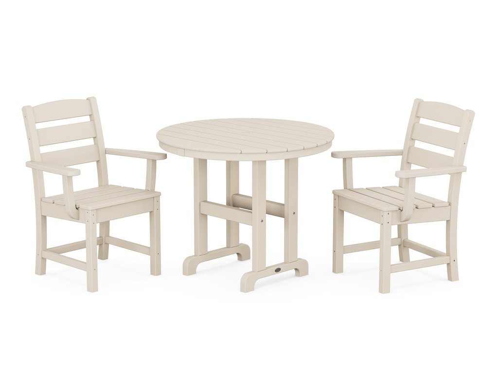 Lakeside 3-Piece Round Dining Set Photo