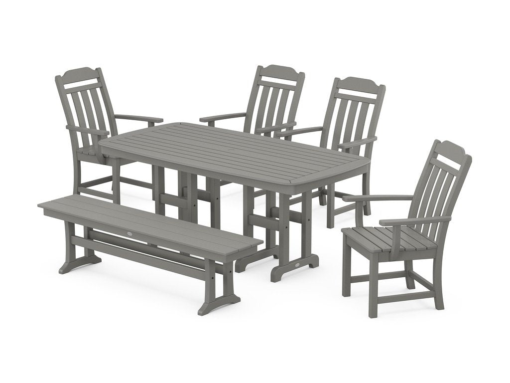 Country Living 6-Piece Dining Set with Bench Photo