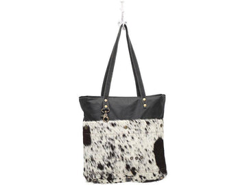 Black Shades hair on hide Tote Bag